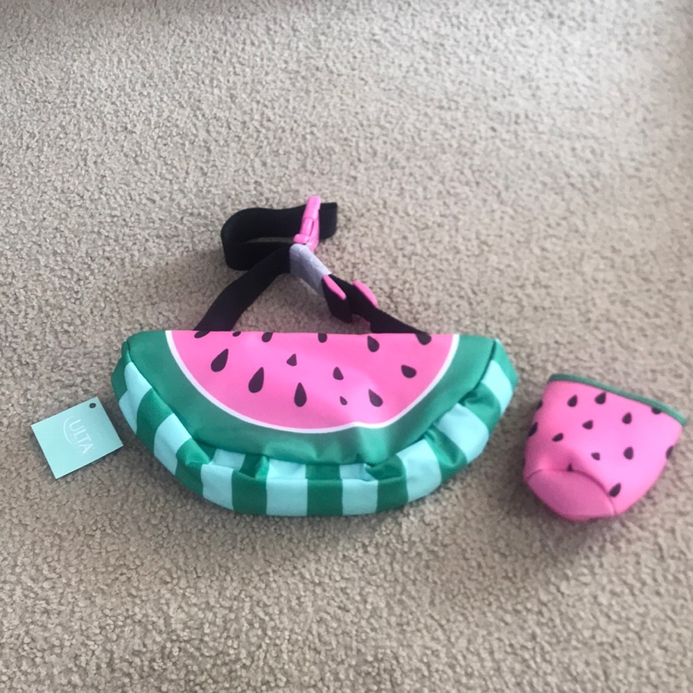 ⚡️FINAL PRICE⚡️ Ulta Cosmetics Watermelon Fanny Bag and Koozie Set